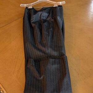Woman’s Gray Pinstripe Pants
